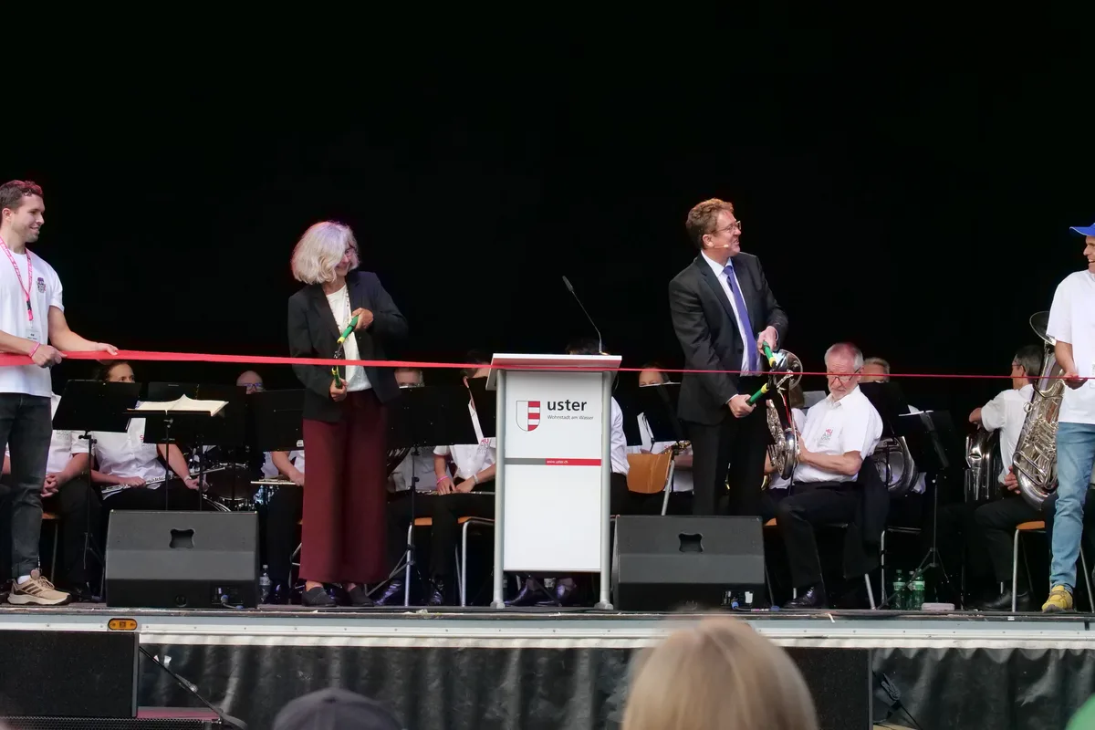 Eröffnung Usterfest 2025 Rösti und Thalmann